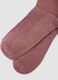 2-pack pink socks in organic stretch cotton with scalloped cuff_1