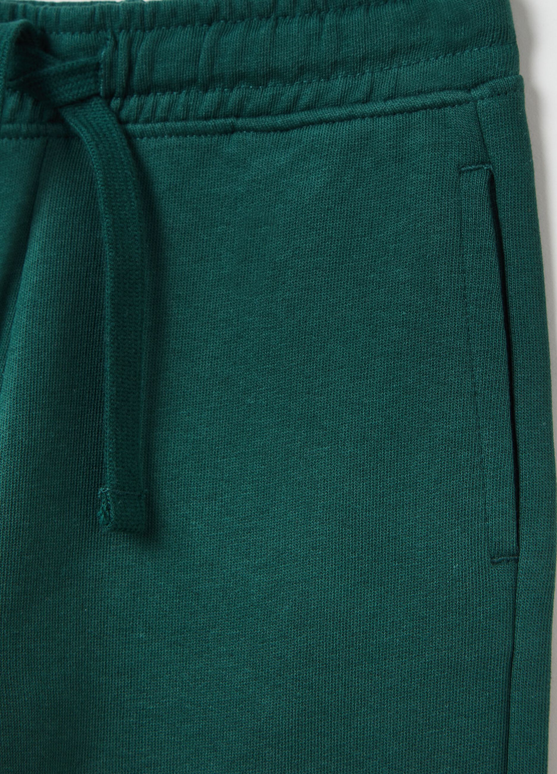 Joggers in felpa con coulisse_2