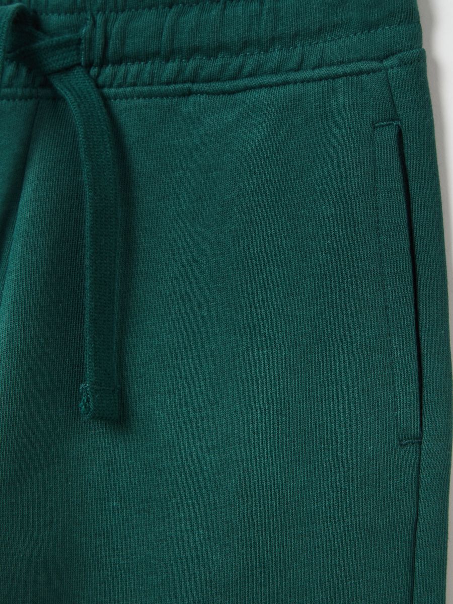 Joggers in felpa con coulisse_2