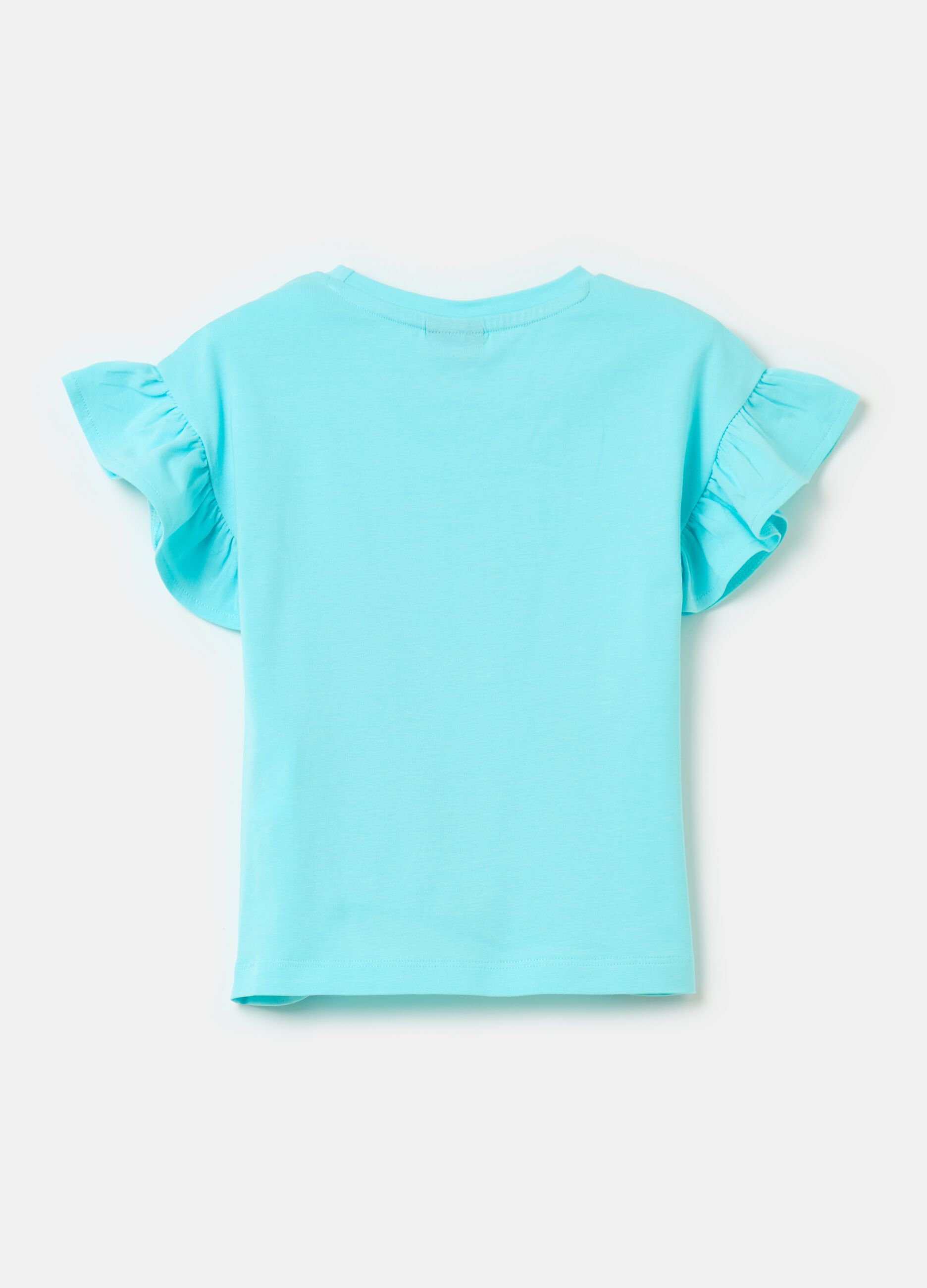 T-shirt with The Little Mermaid print and sequins