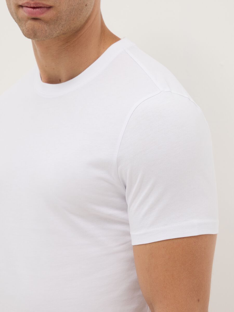Twin pack of white cotton t-shirts in regular fit_3