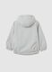 Children's grey jacket with water repellent hood_1