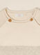Beige pure cotton set with top and trousers_2