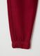 Children's joggers in pure red cotton, regular fit_3