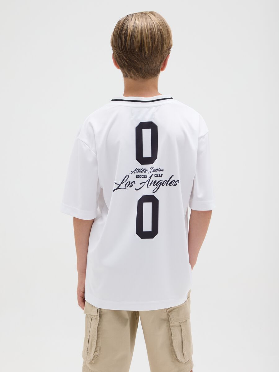 White T-shirt with Los Angeles print_1