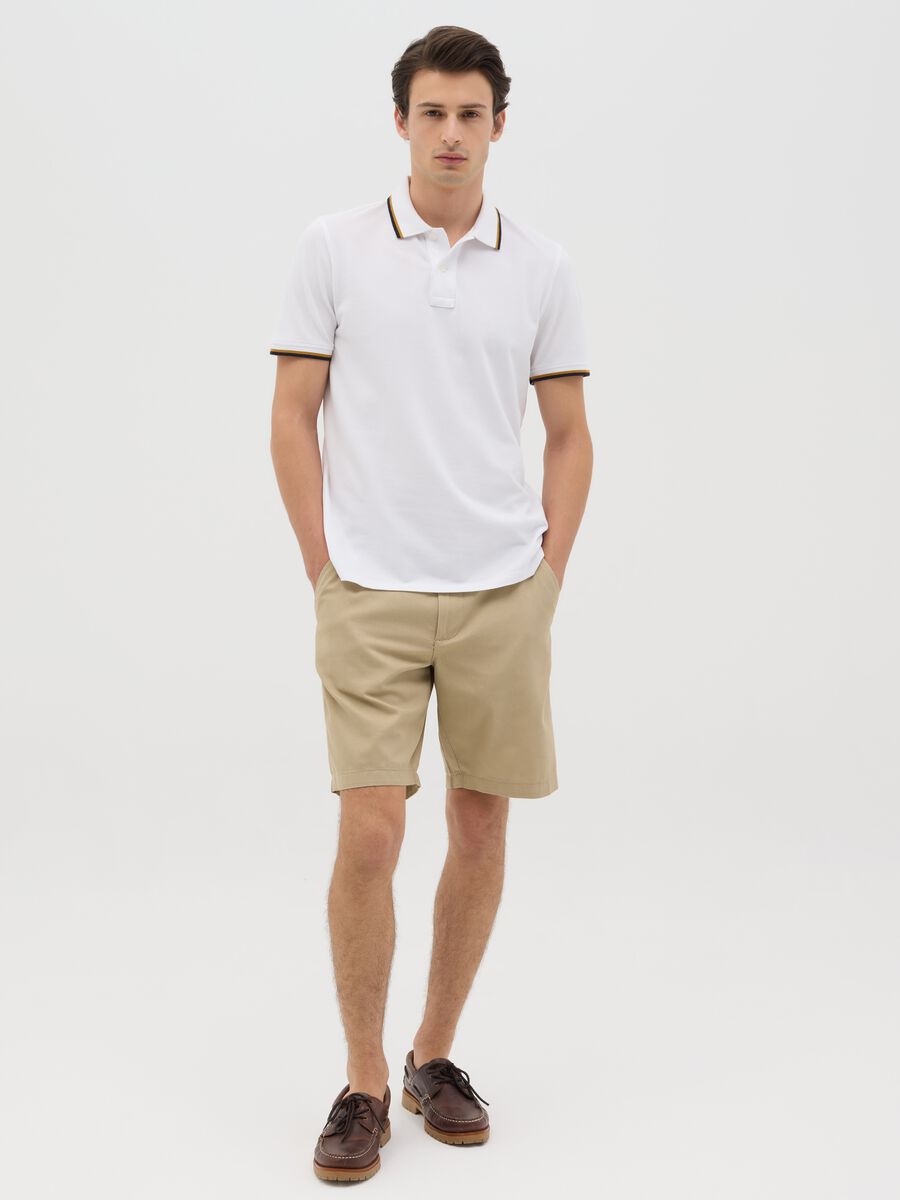 Beige Cotton Shorts by Ovs_0