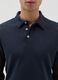 Cotton long-sleeved polo shirt_3
