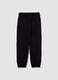 Boys' Black Jogger Trousers in Pure Cotton Regular Fit_0