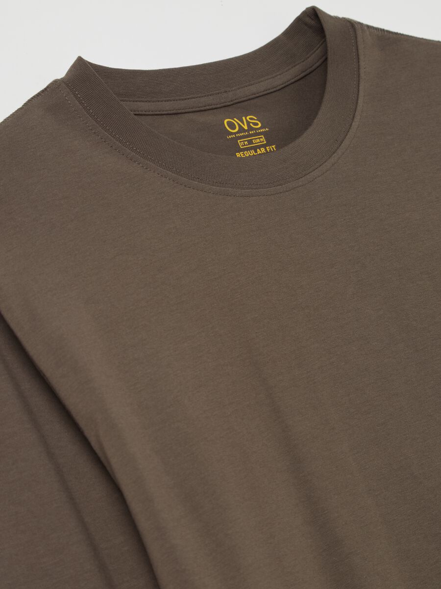 Long-sleeved T-shirt in stretch cotton_5