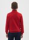 Red high-neck jumper for boys in pure cotton regular fit_1