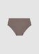 Grey hipster briefs in stretch microfibre with regular waist_4