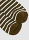 Green striped stretch-fabric socks_2