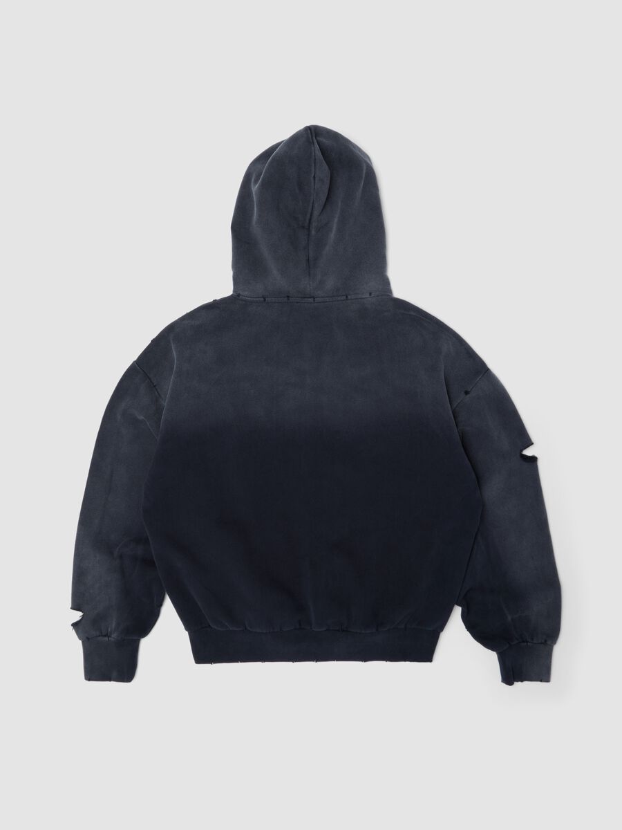 Full-zip Hoodie Sunfaded Black_5