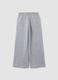 Girls&rsquo; grey cotton-blend regular-fit joggers_5