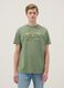 T-shirt in puro cotone verde regular fit con stampa Milwaukee Bucks_2