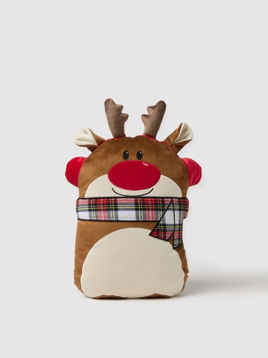 Multicolour Christmas plush reindeer_0