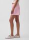 Cotton-blend shorts with elasticated waist_2