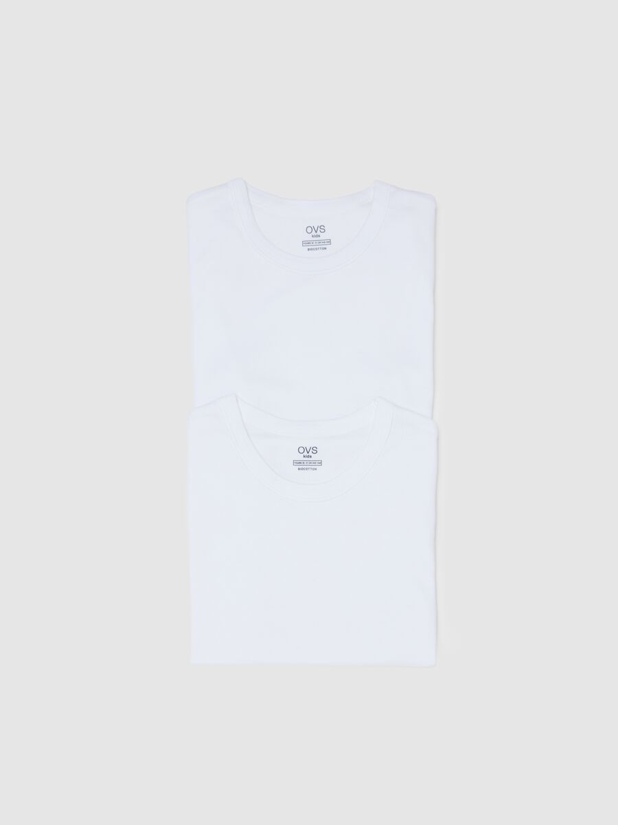 Bipack T-shirt bianca per bambino_3