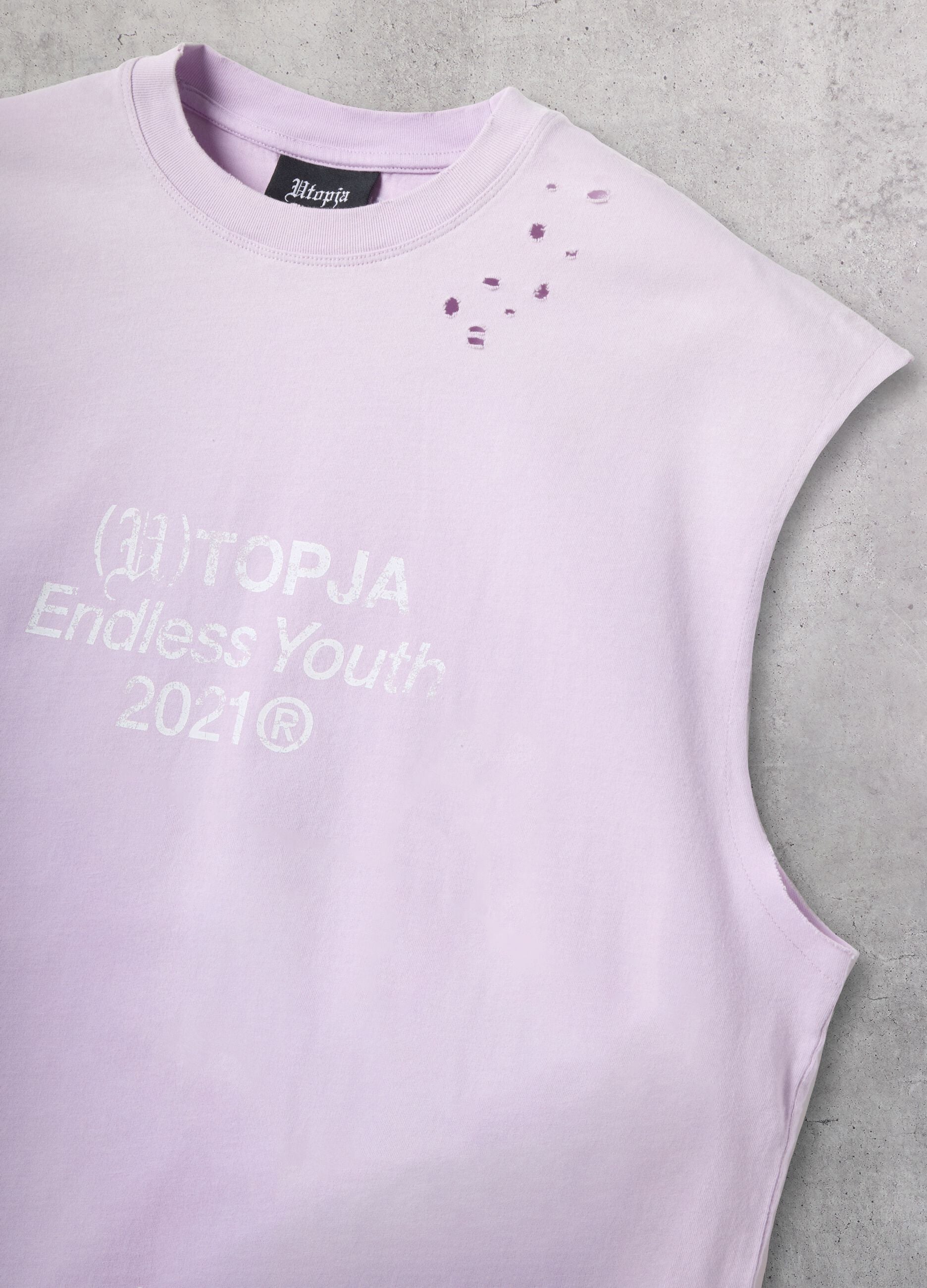 Sunfaded Tank Top Pastel Lilac