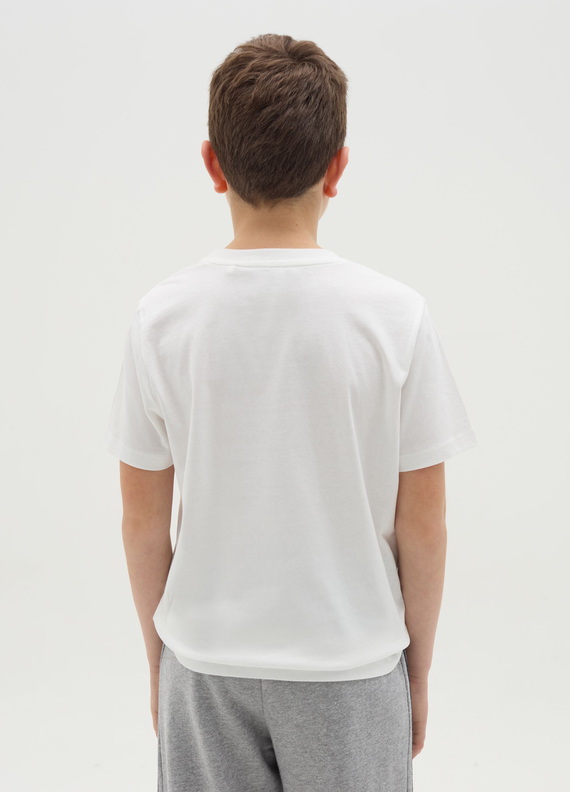 T-shirt in cotton with "Sportswear University” print