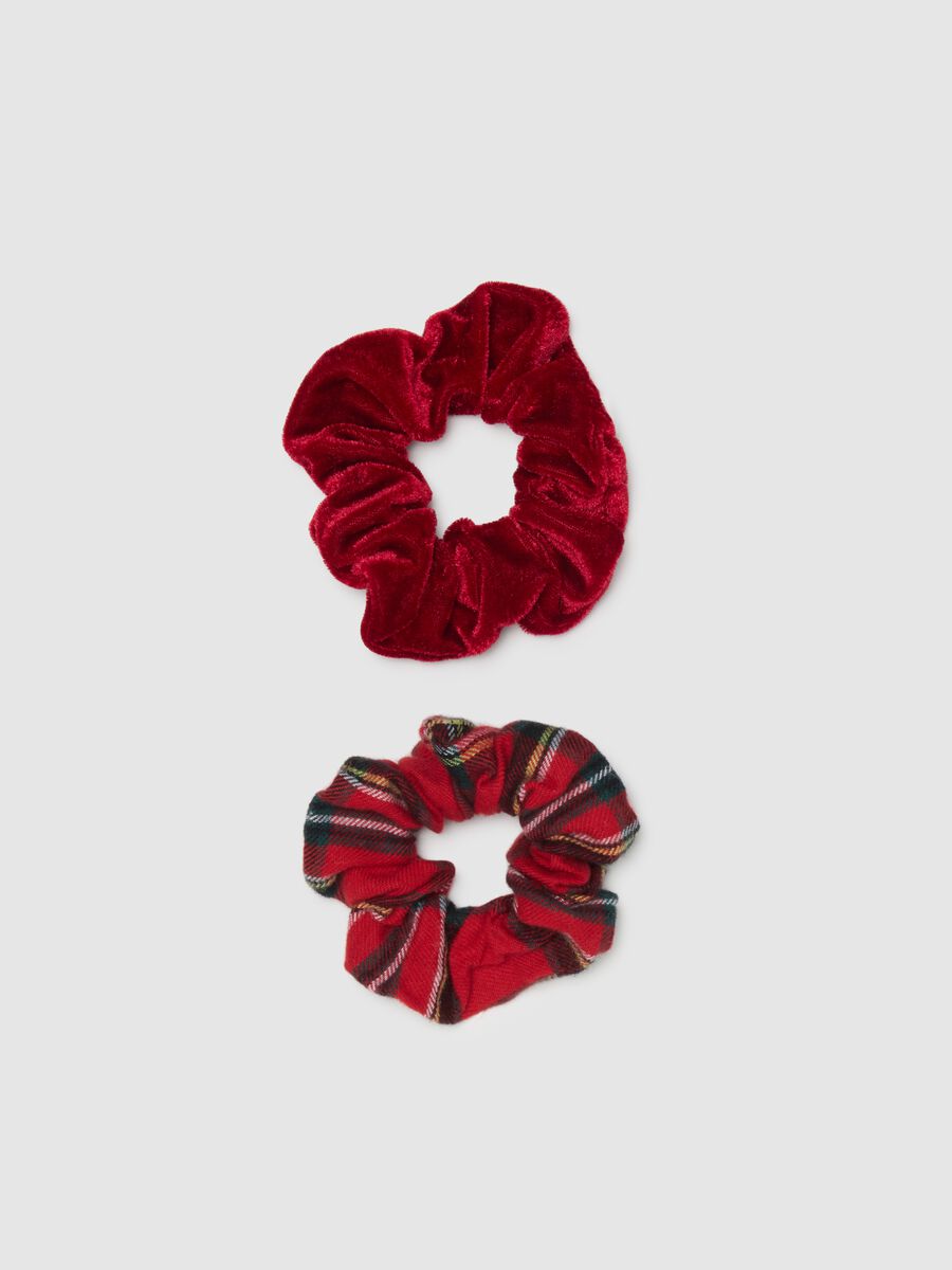 Bipack of multicoloured scrunchies for girls_0