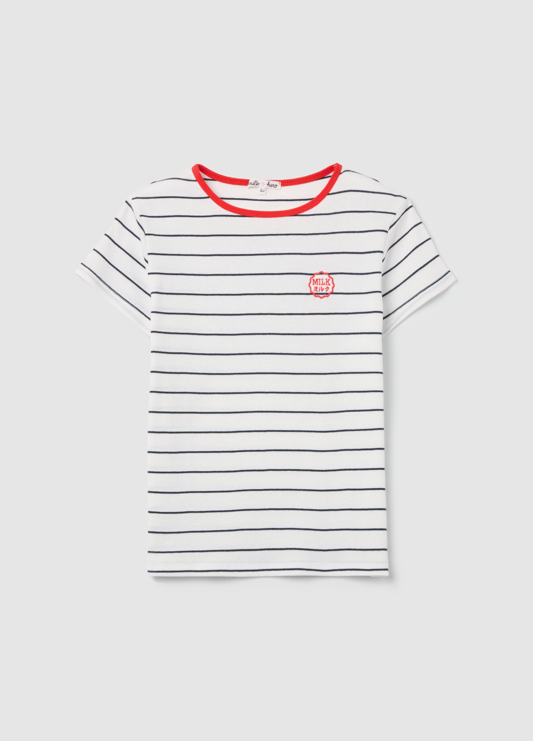 Slim-fit T-shirt in cotton