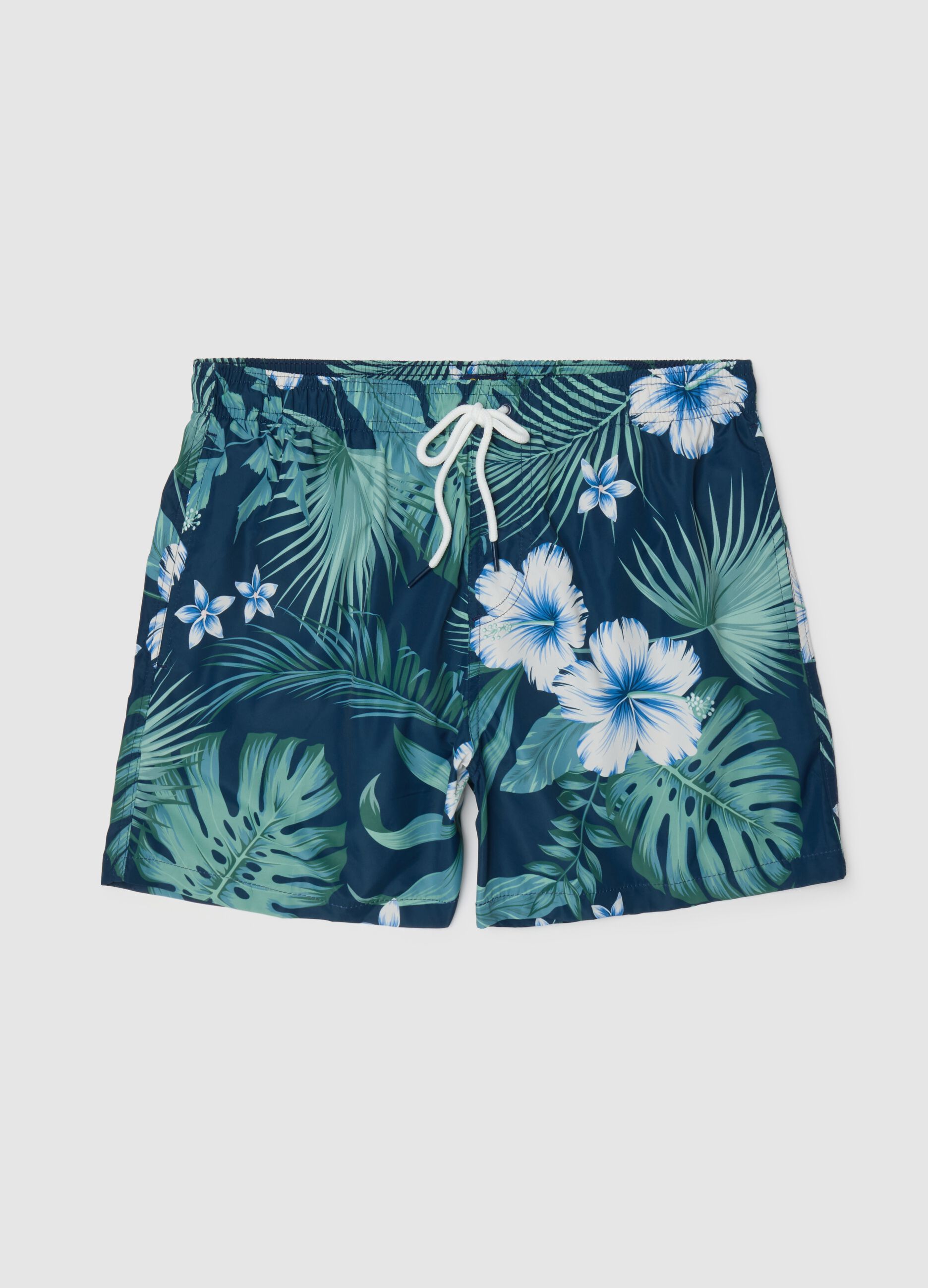 Men's multi-colour regular fit swimwear