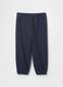 Blue cotton-blend joggers with GAP logo_1