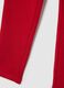 Girls' red skinny cotton leggings_3