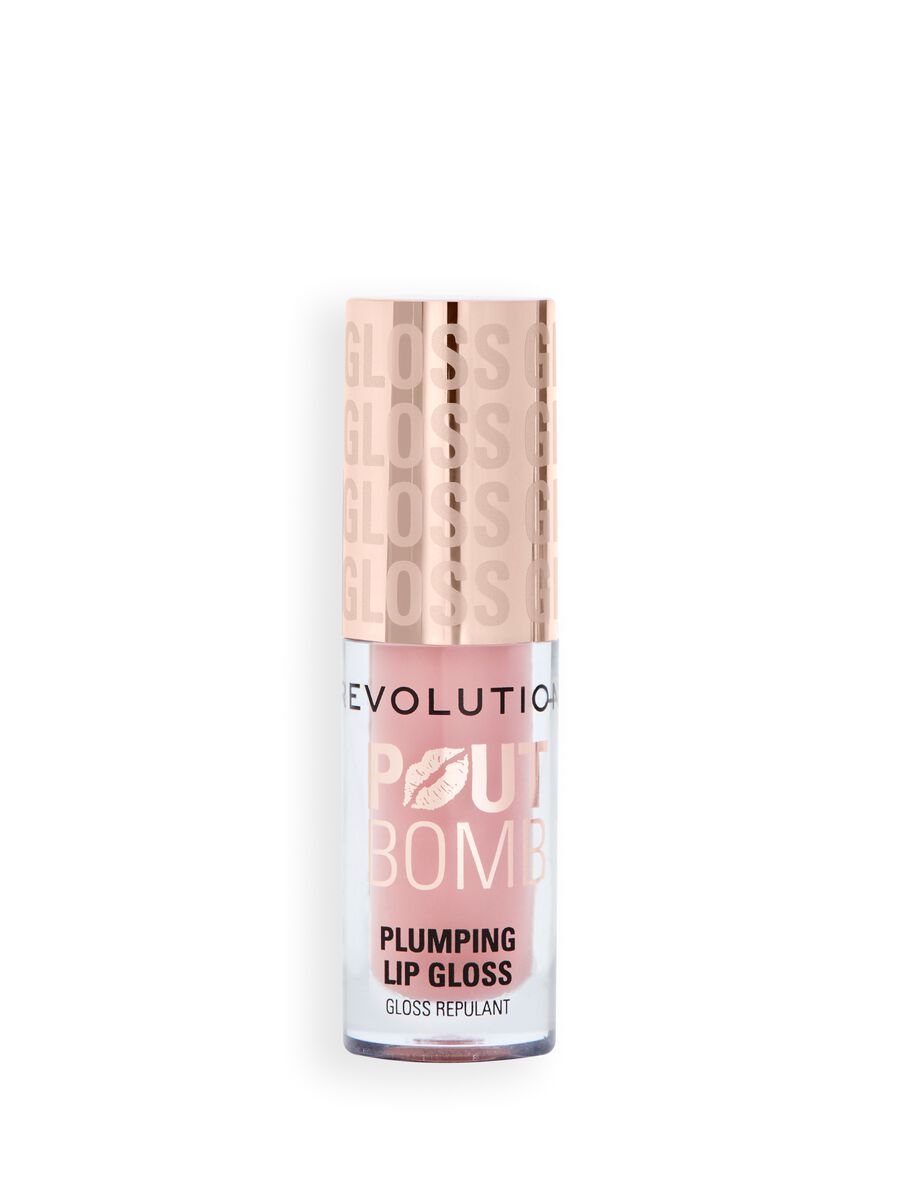 Revolution Pout Bomb Plumping Gloss Candy Pink Nude_0