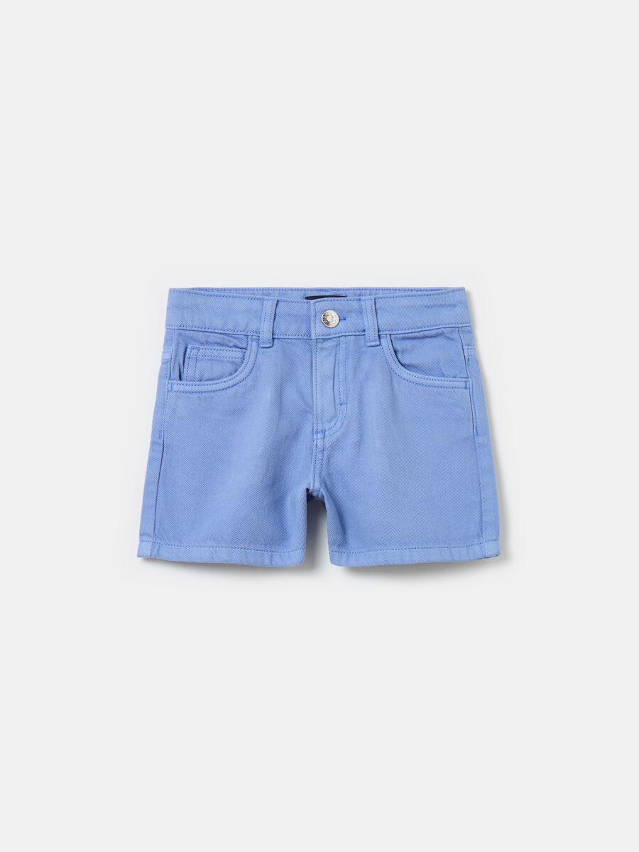 Drill shorts with five pockets_0