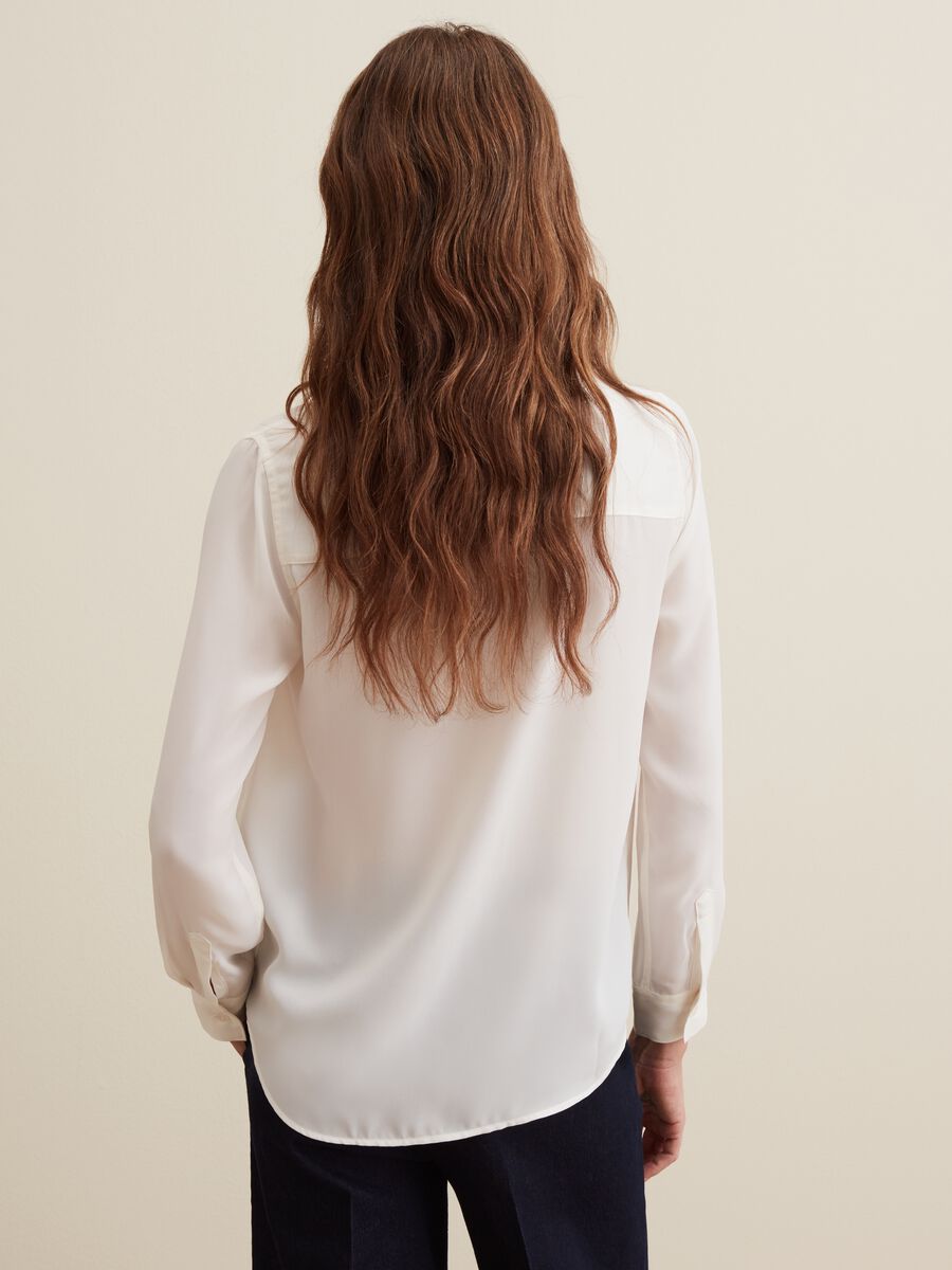 Camicia in crêpe tinta unita_2
