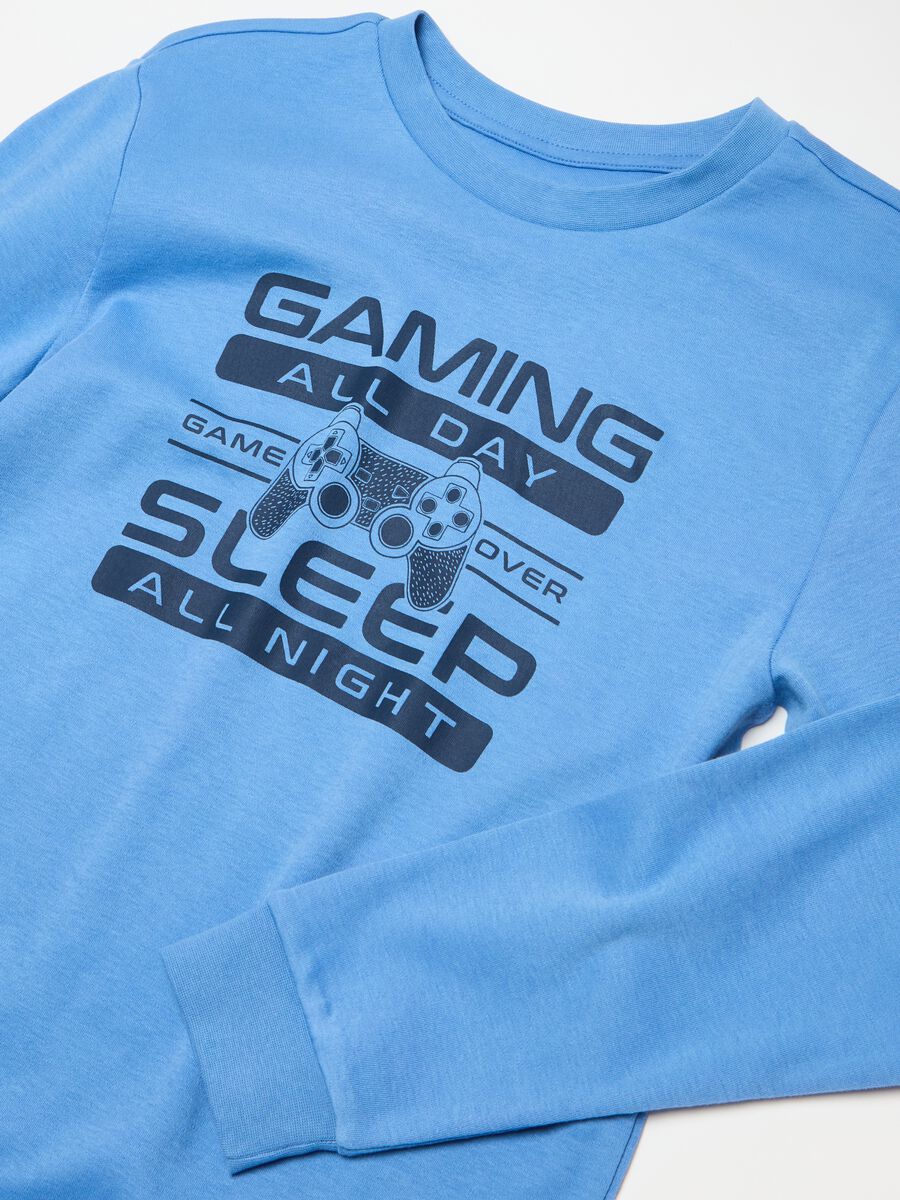Cotton pyjamas with gaming print_2