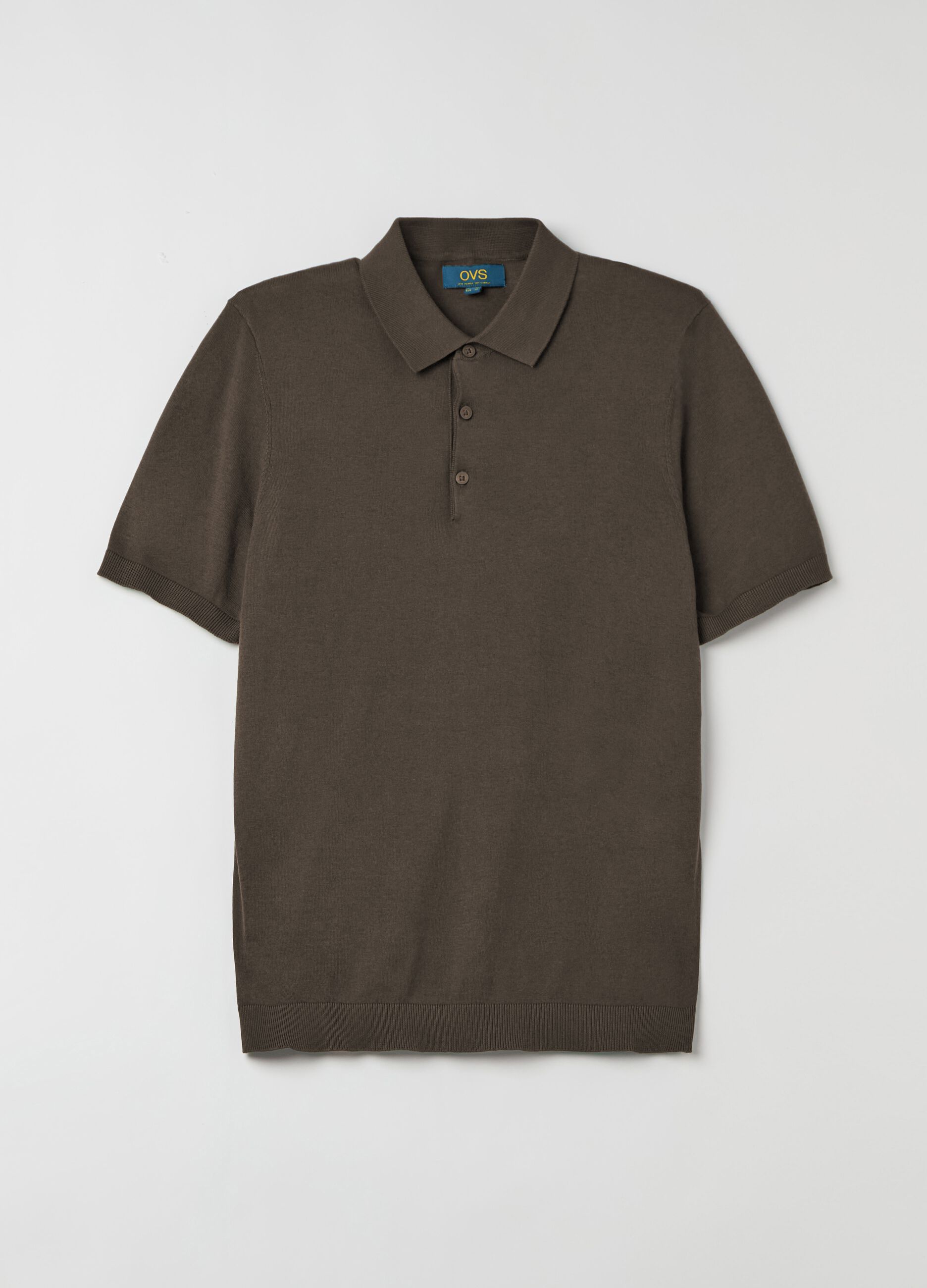 Polo in cotone tinta unita