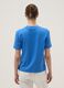 Blue pure cotton regular-fit T-shirt_3