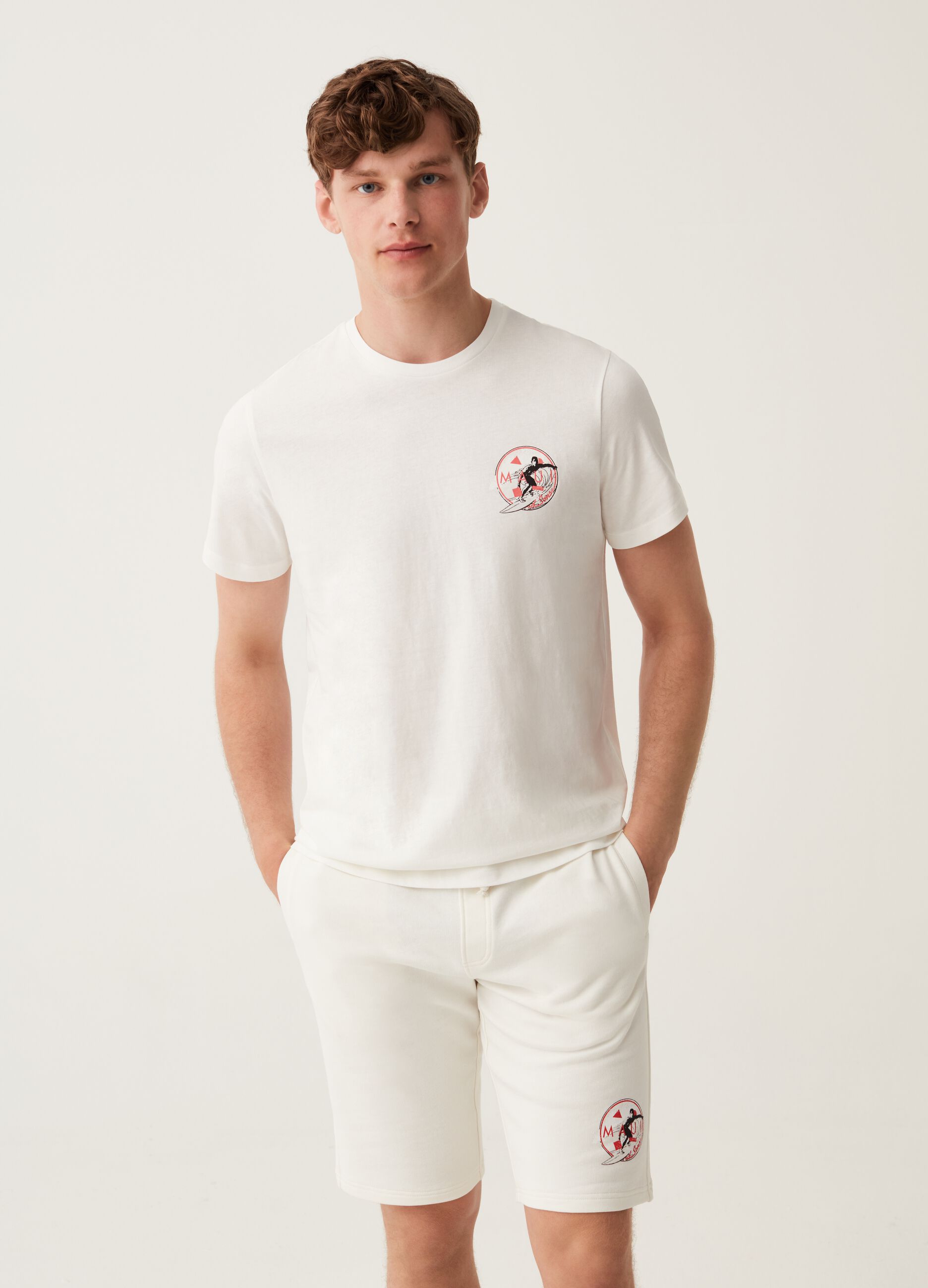 Ovs T-shirt in cotone stampa Maui and Sons