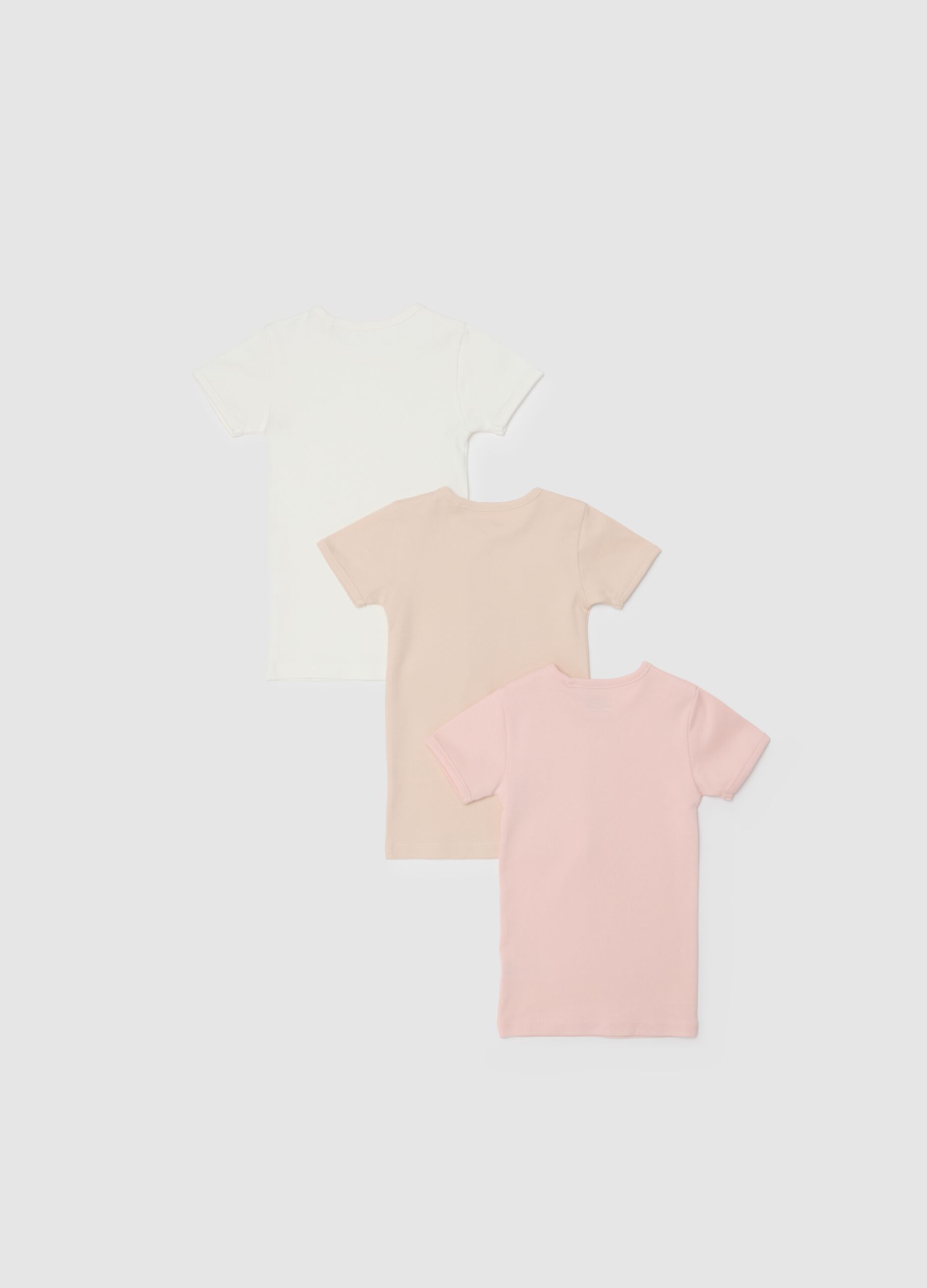 Children's multicoloured pure cotton T-shirt, regular fit