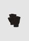Black stretchy lurex gloves_0
