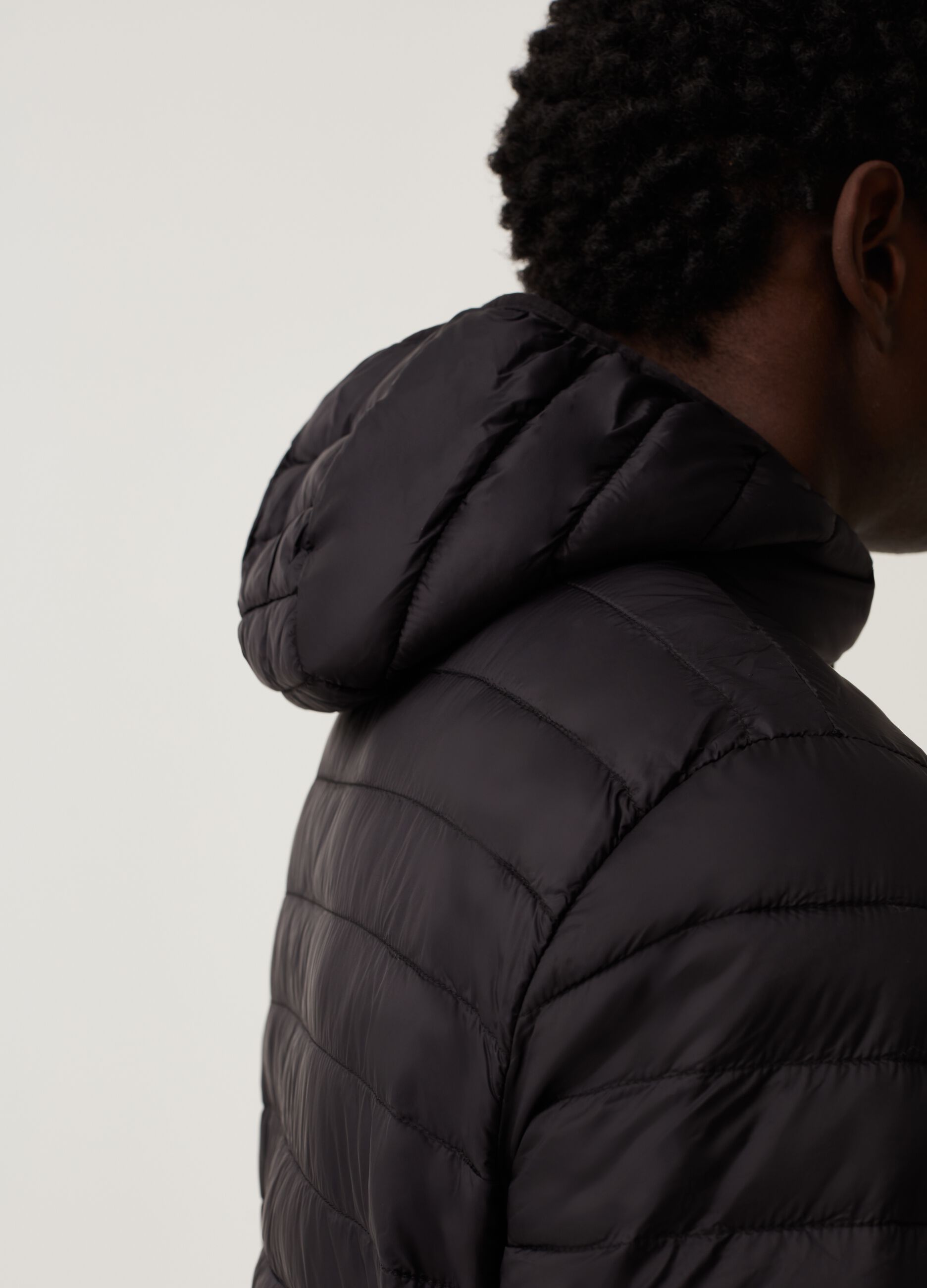 Ultra-light down jacket with hood