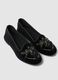 Black Friulian shoes with embroidery_1