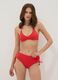 Slip bikini rossi in tessuto elasticizzato con laccetti laterali_0