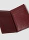Red genuine leather wallet_1
