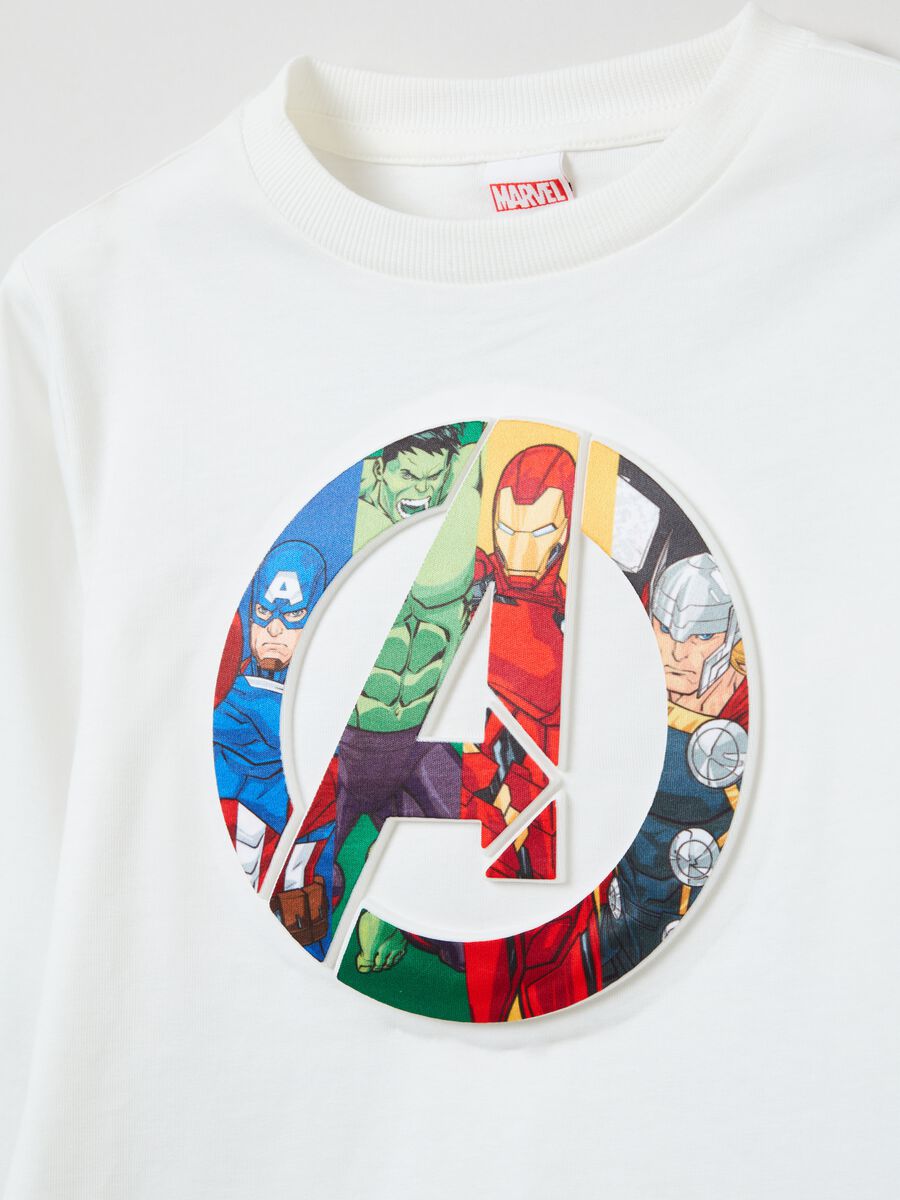 T-shirt a maniche lunghe stampa Avengers_2