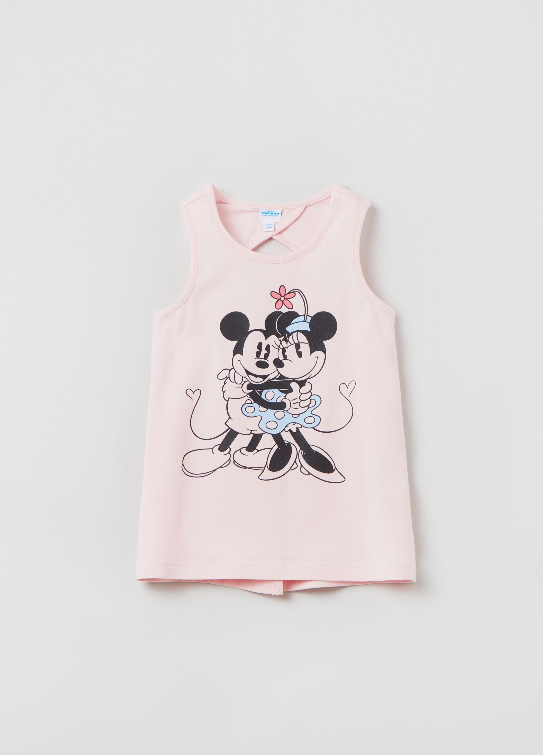 Tank top with Disney Minnie and Mickey Mouse print