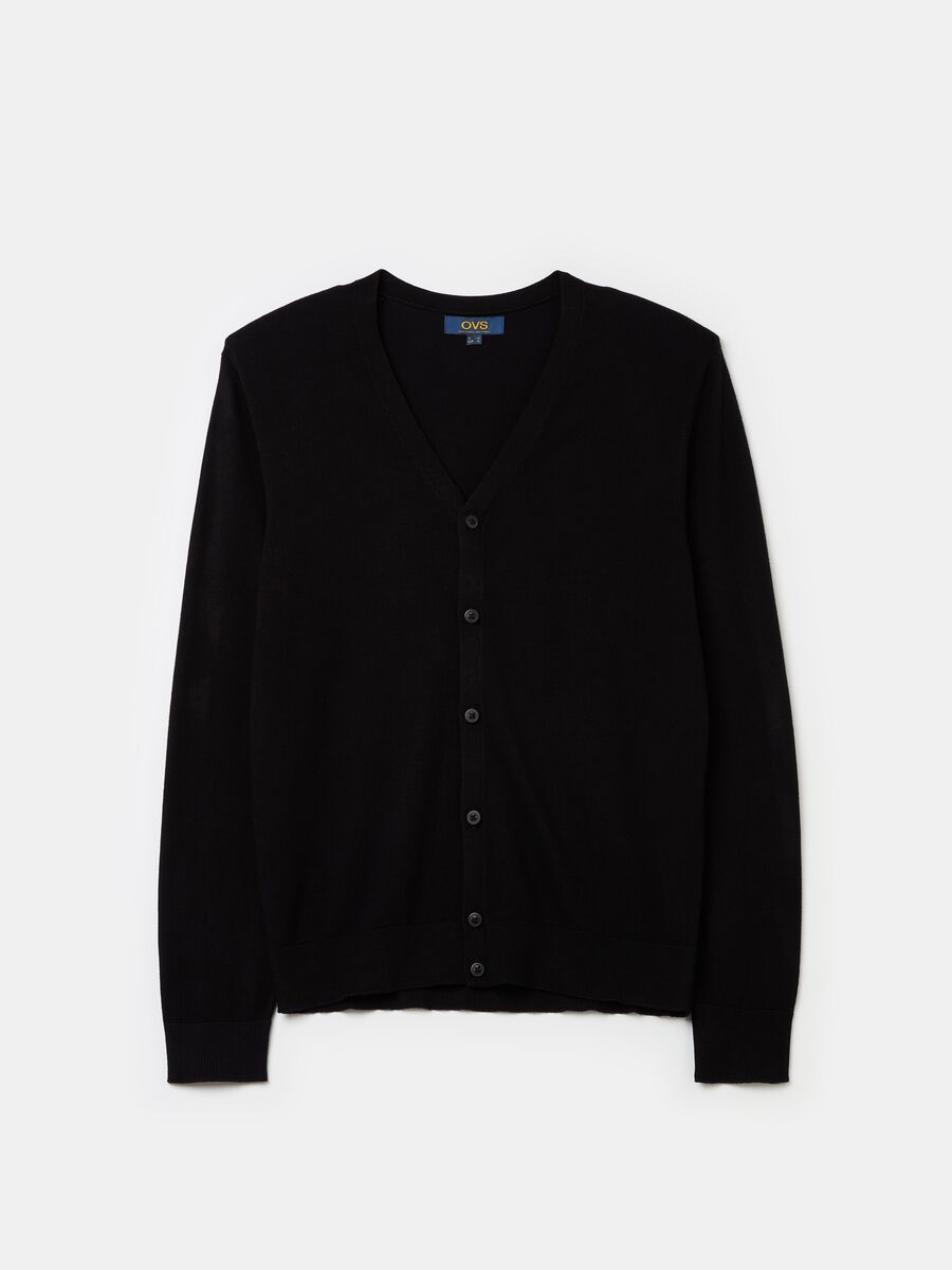 V-neck cardigan_4