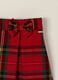 Red tartan skirt in stretch fabric_2