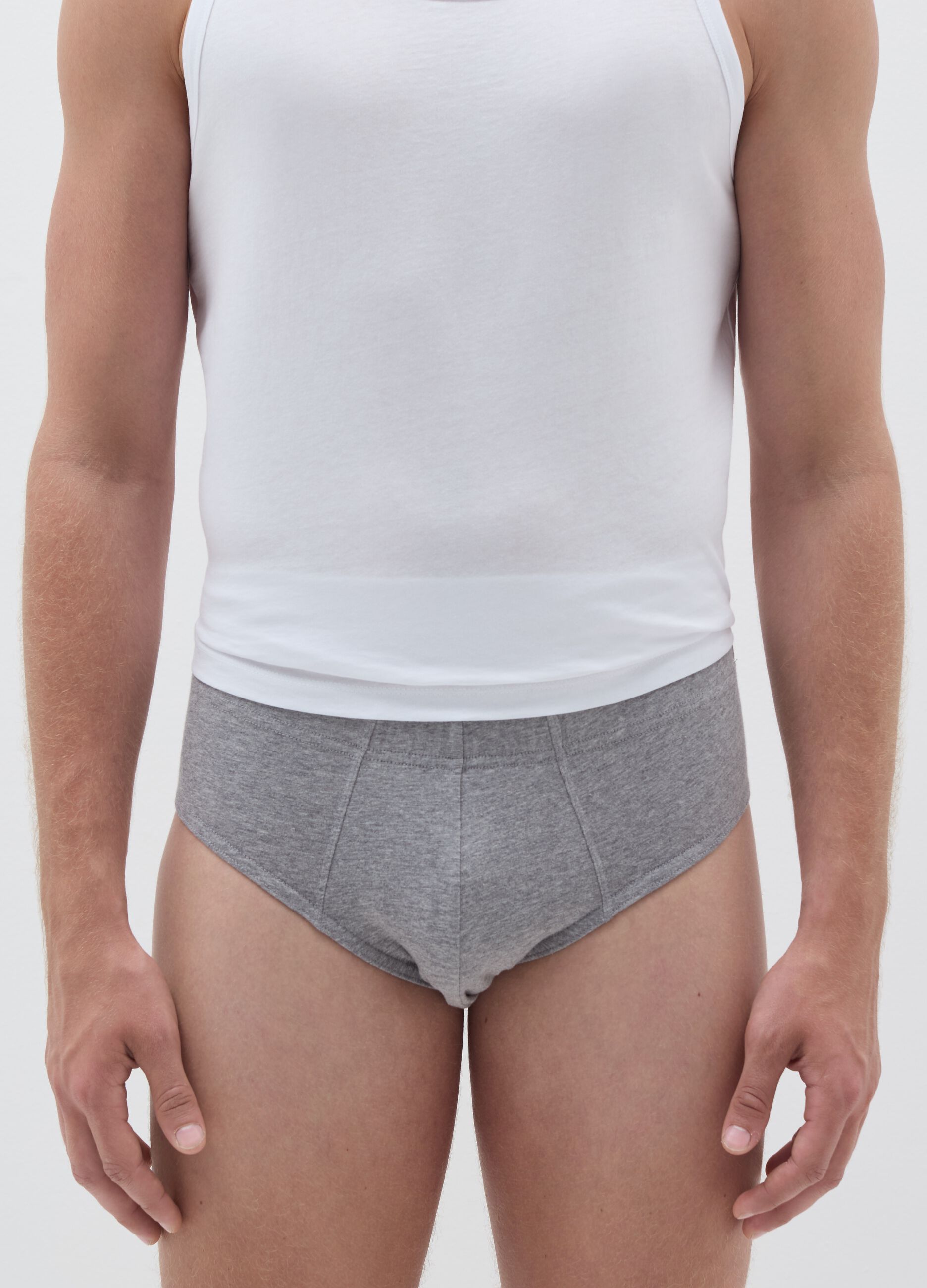 Tripack slip in cotone bio stretch