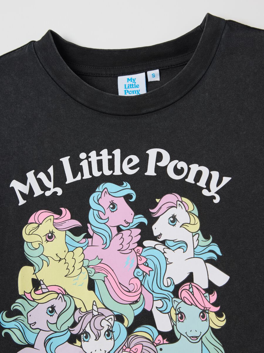 Black T-shirt with My Little Pony print_5