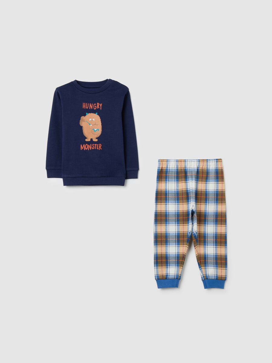 Pigiama da neonato in puro cotone multicolor regular fit_0