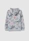 Children's grey cotton blend sweatshirt regular fit with print_1